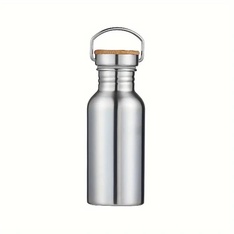 Stainless Steel Bamboo Lid Bottle