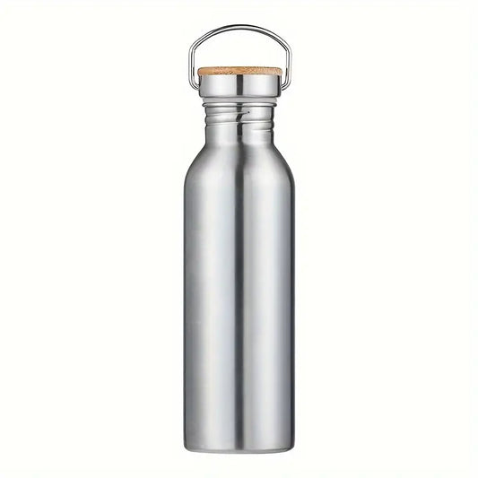 Stainless Steel Bamboo Lid Bottle